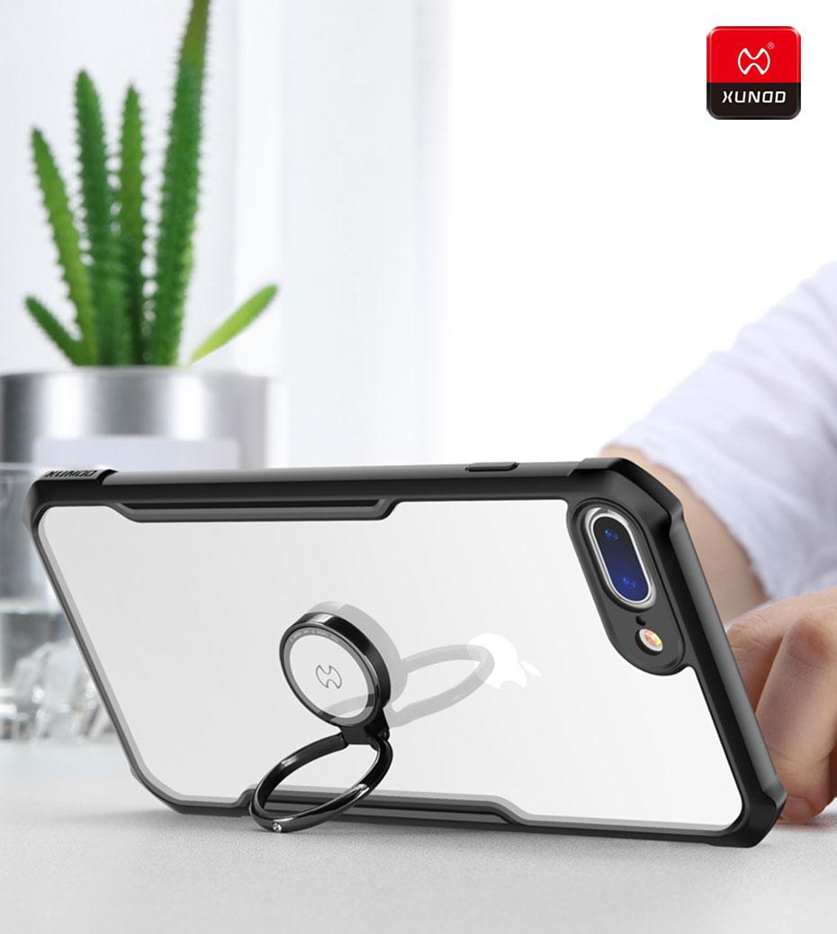 Ốp lưng iPhone 6 Plus / iPhone 6S Plus - Ốp chống sốc Xundd lưng cứng trong suốt viền TPU dẻo cao cấp đạt chứng nhận của SGS