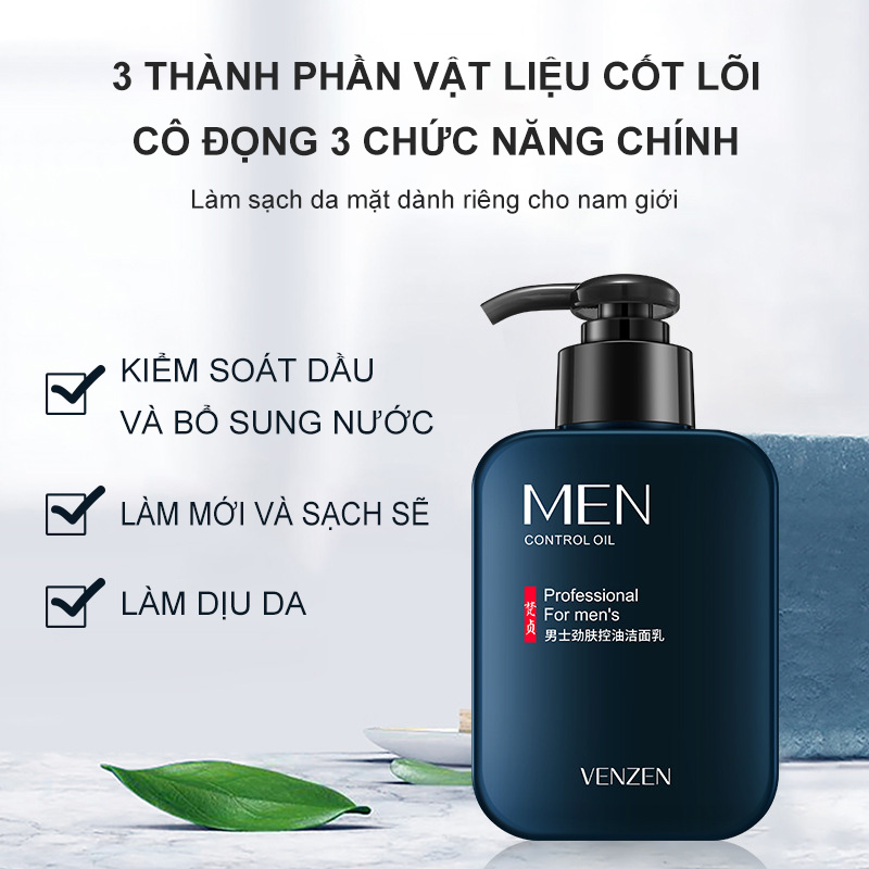 [HCM]Sữa rửa mặt nam VENZEN