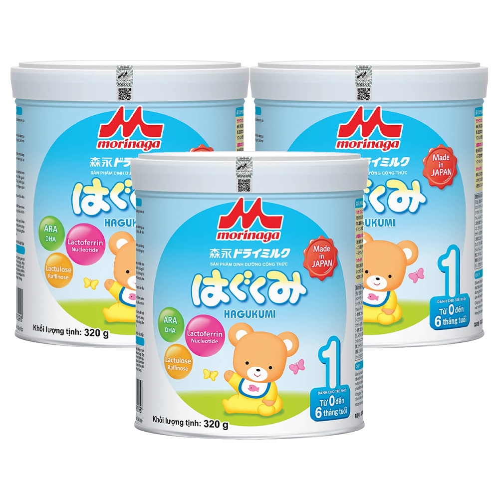 Morinaga số 1 (Hagukumi), 0-6 tháng, 320g