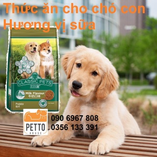 Thức ăn cho chó con vị sữa Classic pet Puppy milk flavor 400g thumbnail