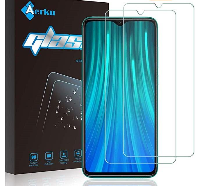 Kính cường lực trong suốt Xiaomi Redmi Note 8 Pro (Kèm miếng lau)