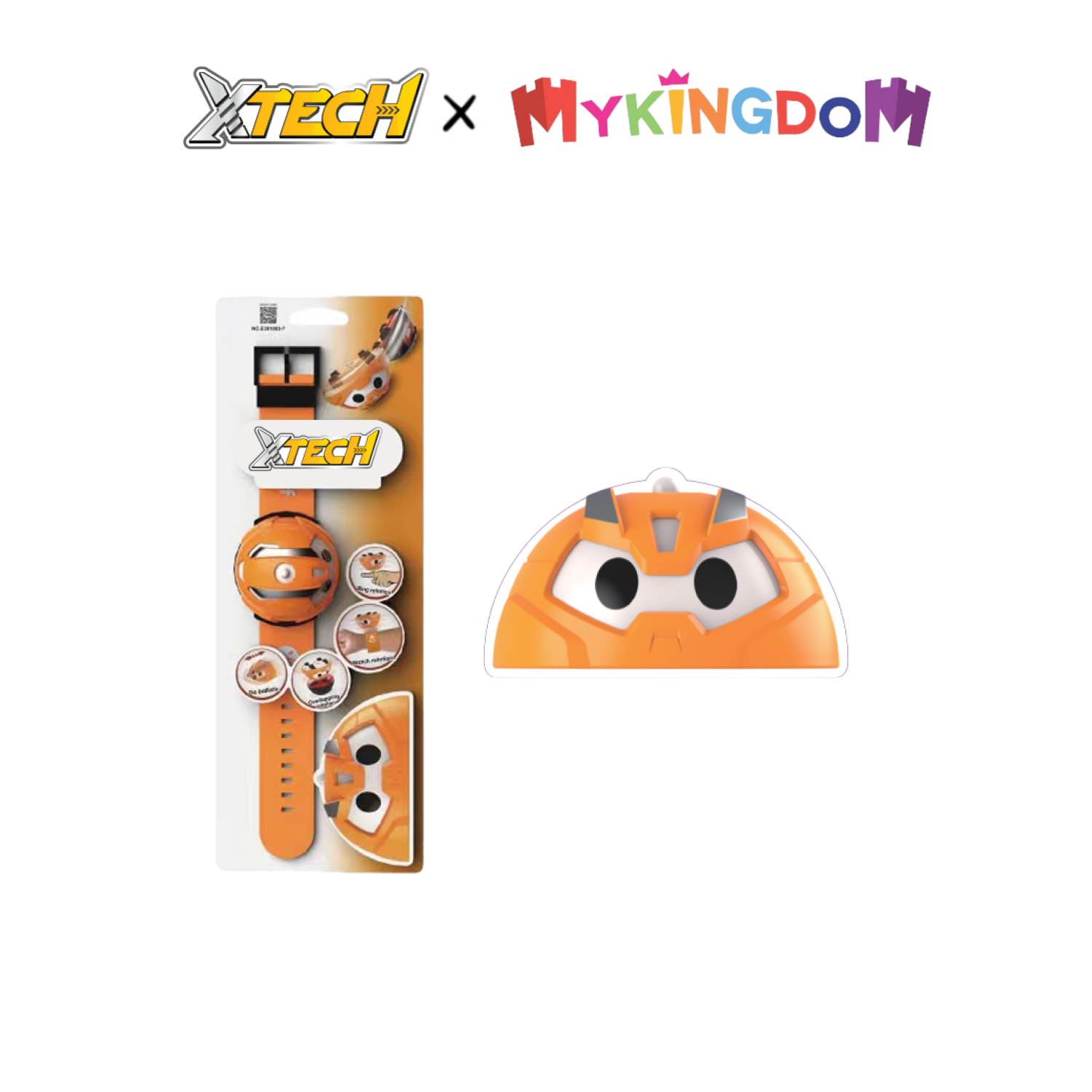 Đồ chơi xtech đồng hồ con quay ma thuật cam trắng x301003/or-wh