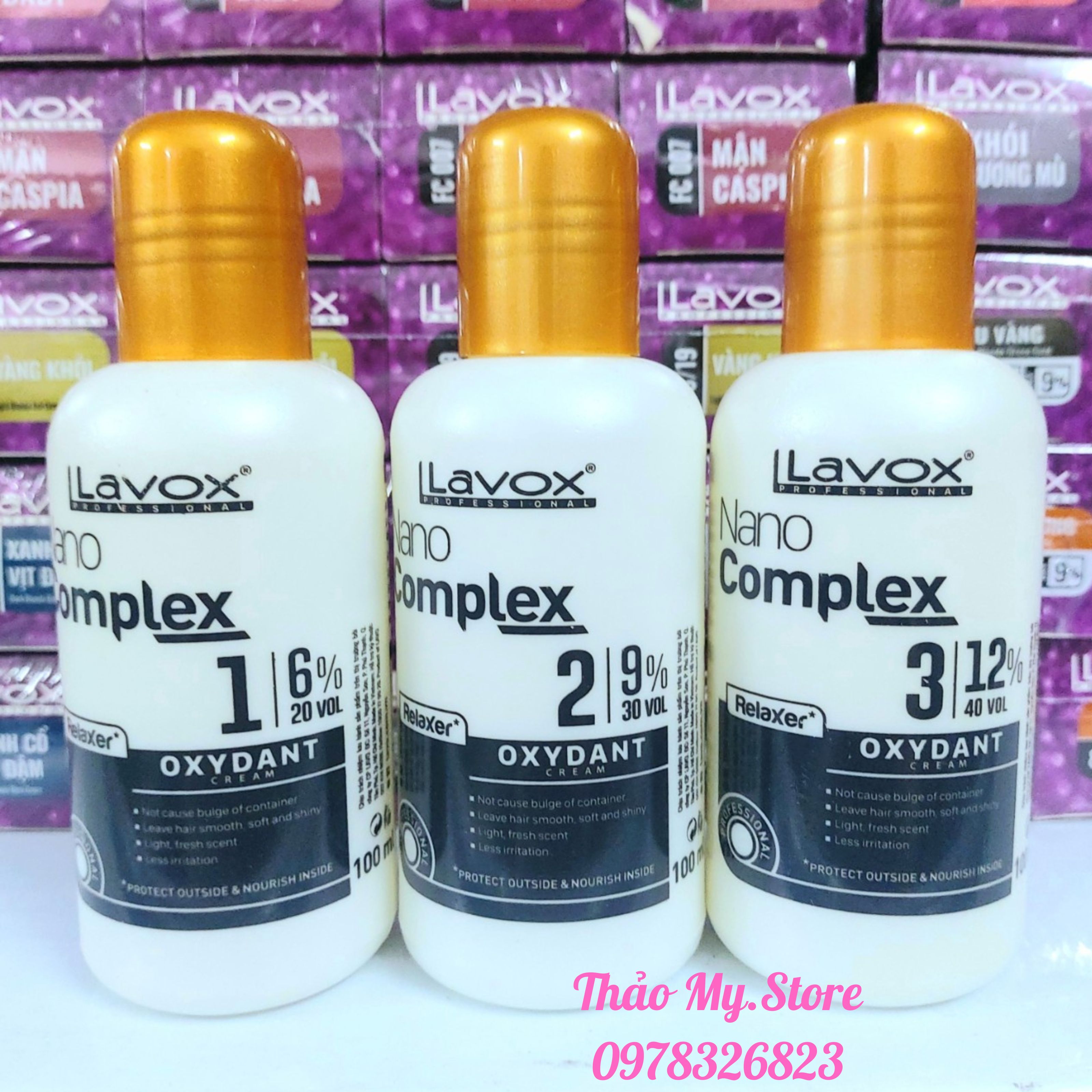 Oxy Nhí Trợ Nhuộm Siêu Dưỡng Lavox Nano Complex 100ml (6%, 9%, 12%)