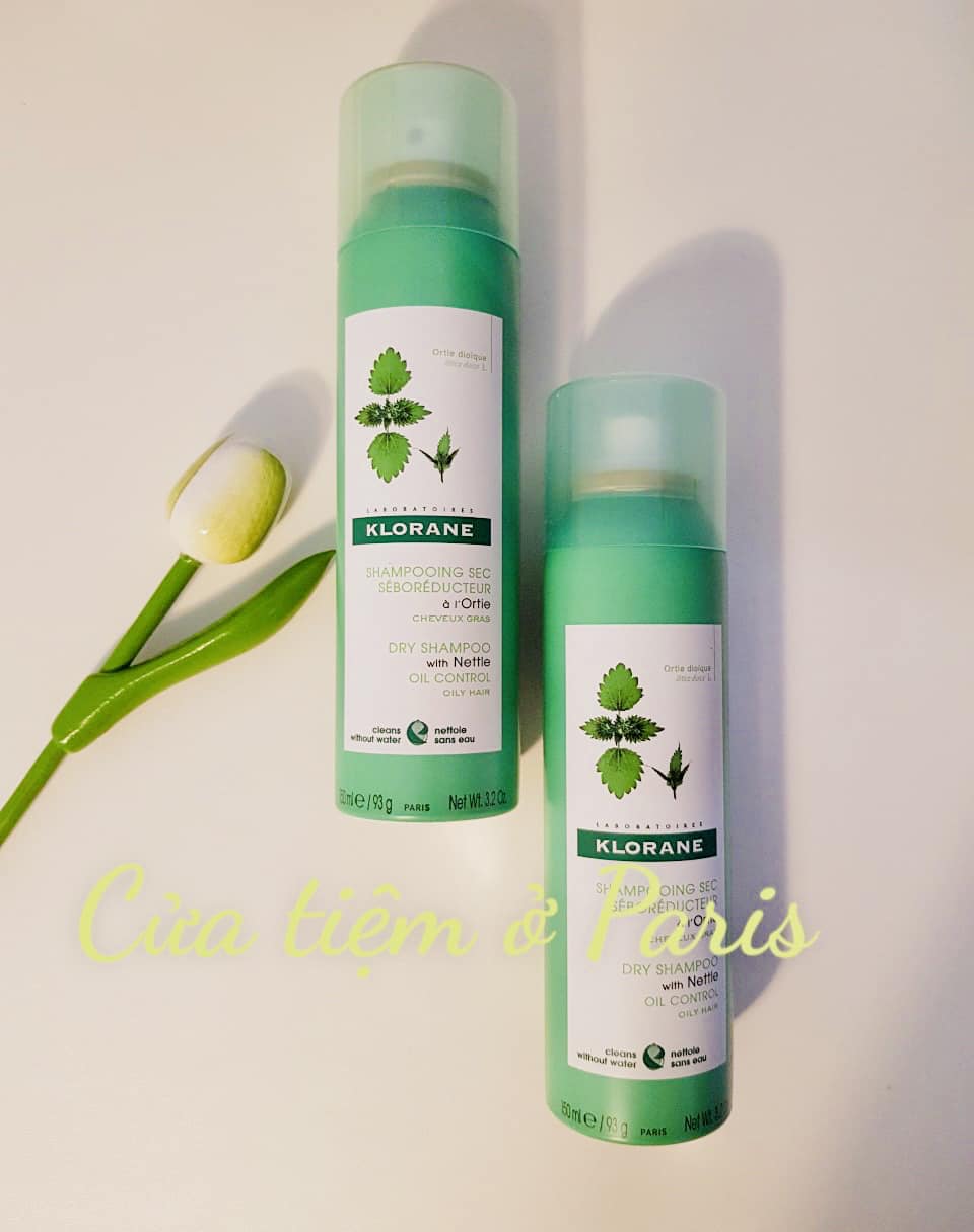 DẦU GỘI KHÔ KLORANE CHO DA DẦU (150ml - bill Pháp) XANH