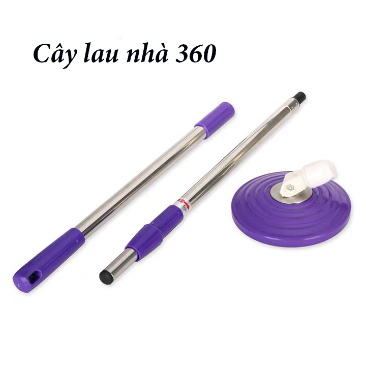 Bộ cán chổi lau 360 độ, cây lau nhà thay thế, cây lau nhà 360 độ, chổi lau nhà đa năng, bông lau mềm mại