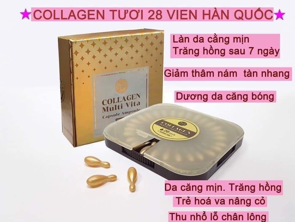 [HCM]Serum COLLAGEN MULTI VITA CAPSULE AMPOULE 28 DAYS