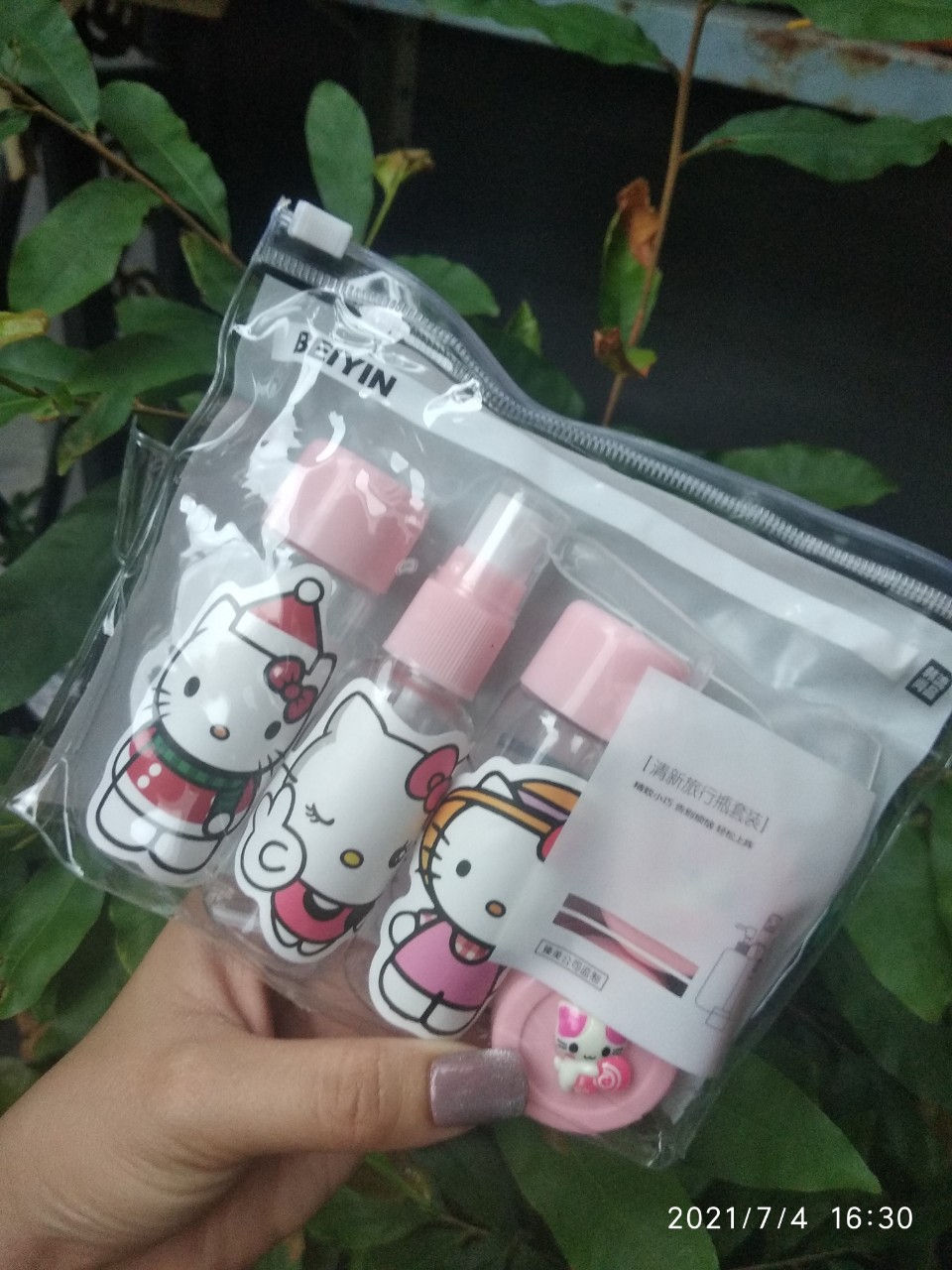 [HCM]bộ chiết mỹ phẩm 7 món hello kitty