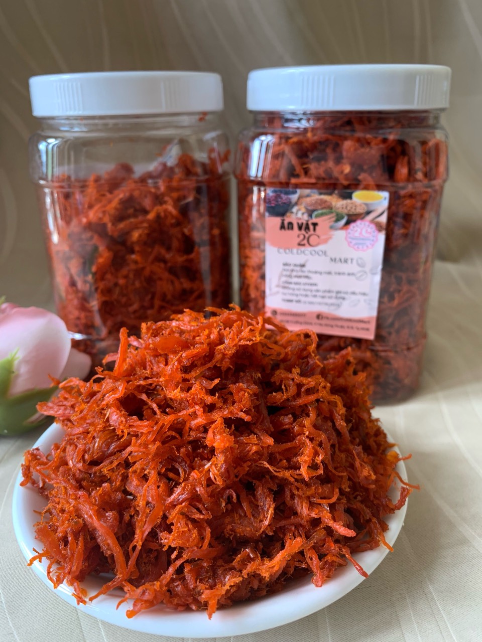 Khô Bò Sợi (khô gà giả bò) 2c Mart 1kg