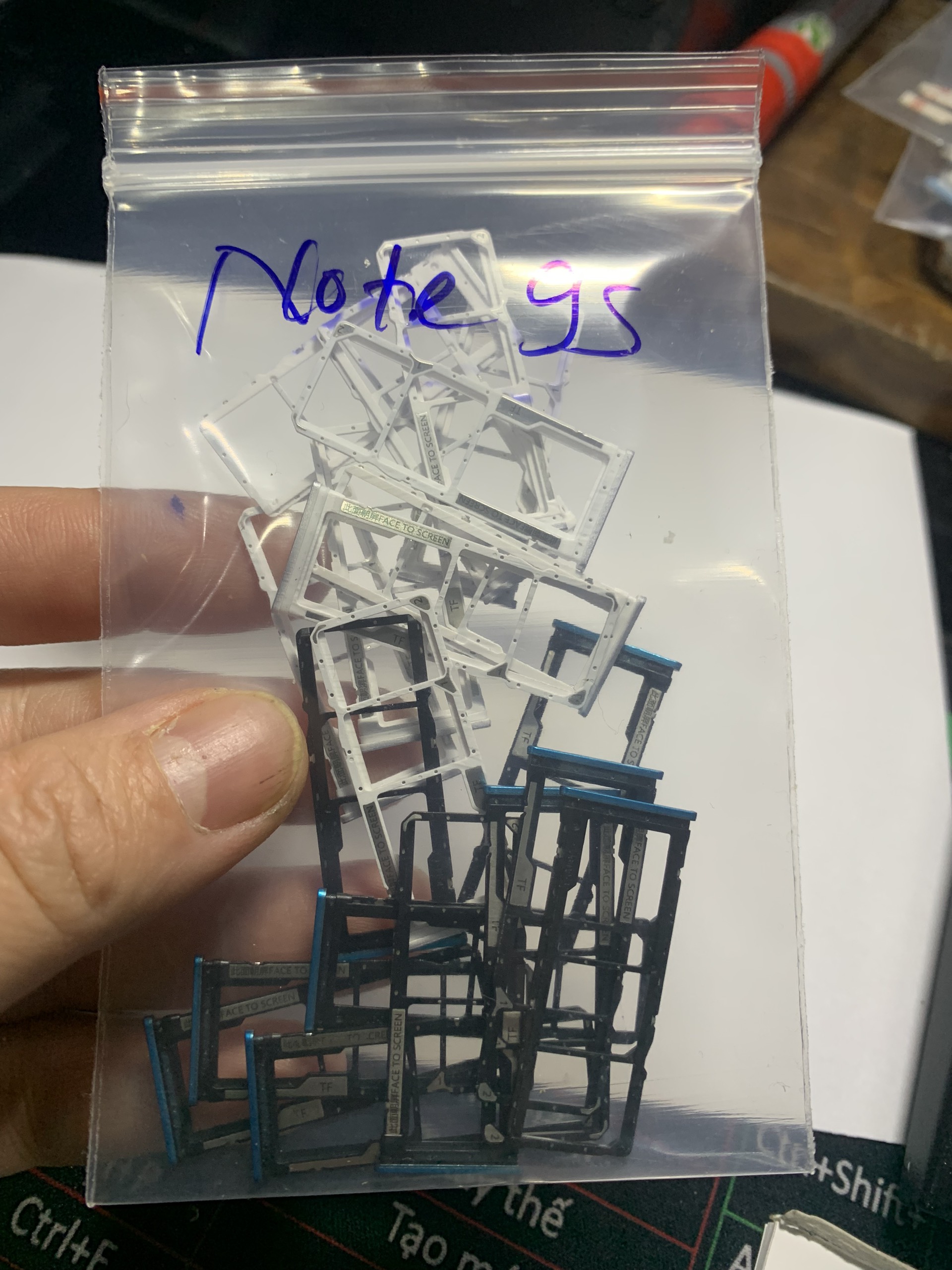 Khay sim điên thoại xiaomi redmi note 9s / note 9 pro