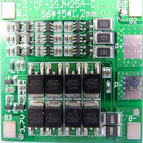 Nsv MẠCH SẠC VÀ BẢO VỆ PIN 12V 3S 25A