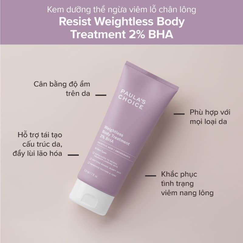 KEM DƯỠNG BHA BODY 2% PAULACHOI