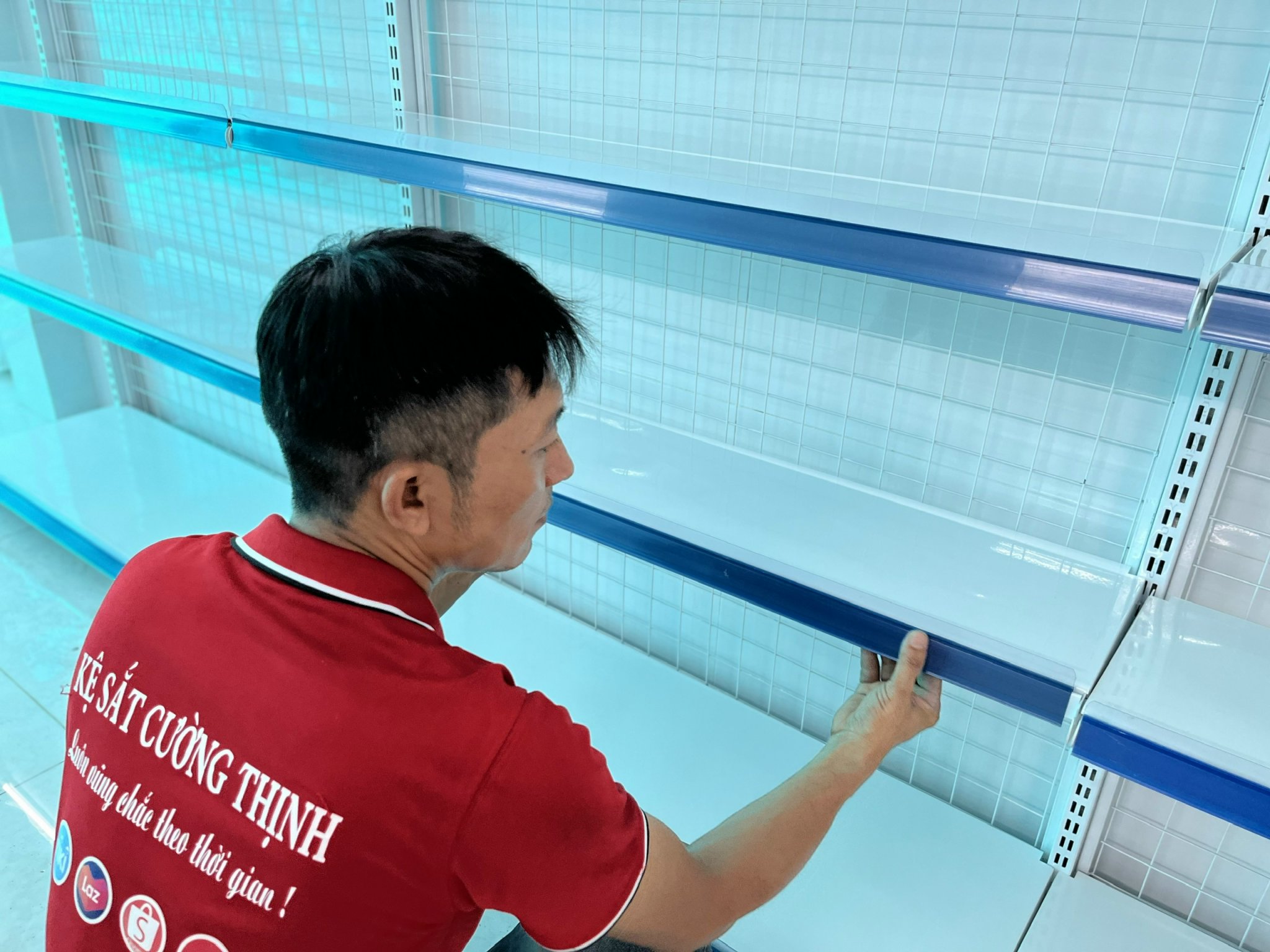 Kệ đơn siêu thị ( Cao 1m8 x dài 1m2 x rộng 35cm x 5 tầng), kệ siêu thị giá rẻ