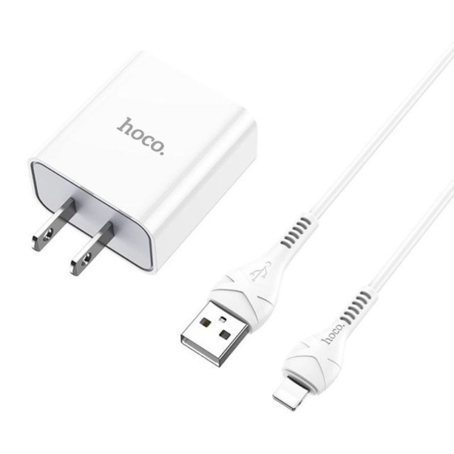 Bộ Sạc Nhanh Hoco C81 Sạc Nhanh 5V/2.1A Đủ 3 Chân Ip/Micro/Type_C