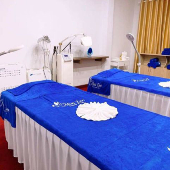 Combo Bộ khăn spa cao cấp đầy đủ - màu sắc đa dạng