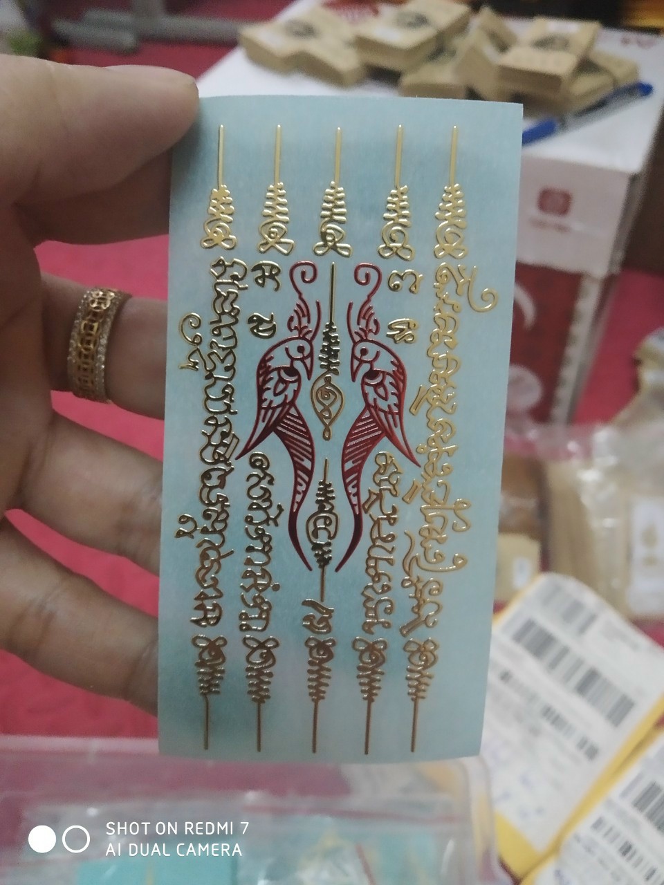 Linh phù CẶP CHIM và 5 DÒNG KINH