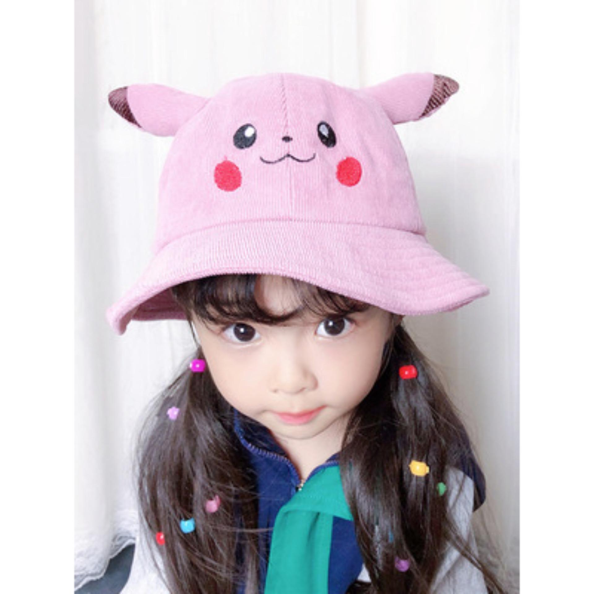 Mũ pikachu tai bèo cho bé - nc97 - hồng