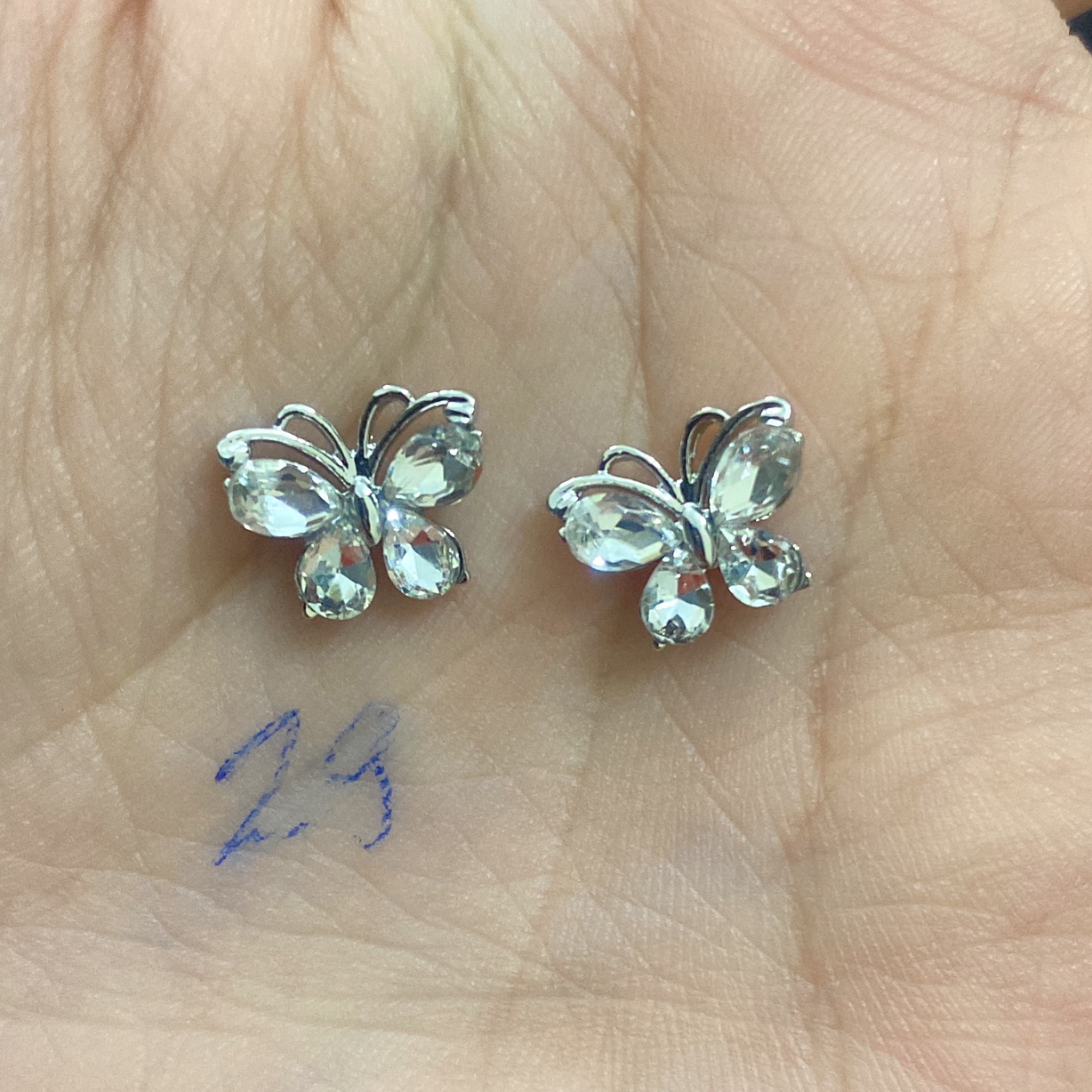 Charm bướm đá sang chảnh ,charm đính móng - tgn937