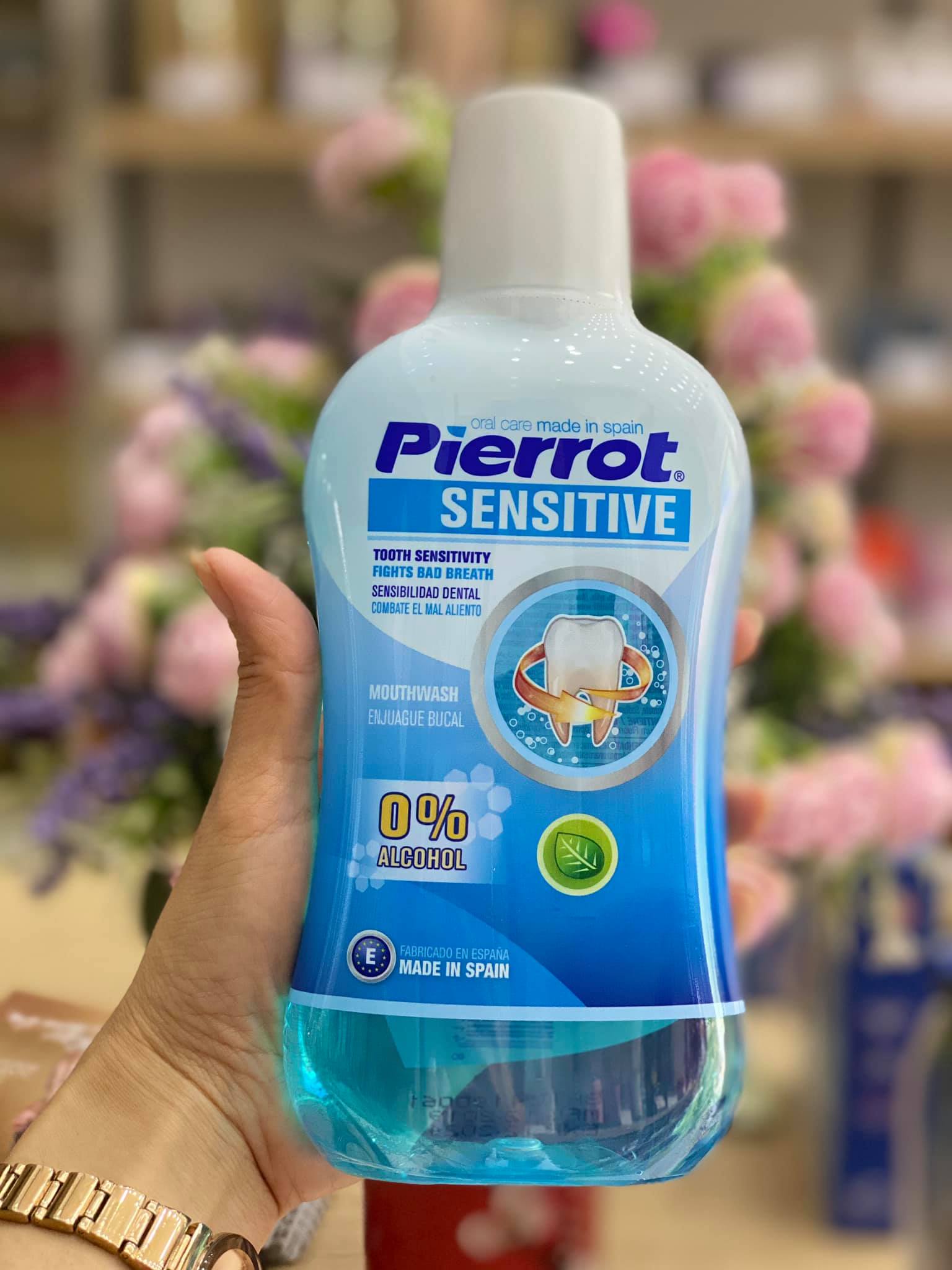 [MUA 2 TẶNG 1 ] Nước súc miệng cho răng nhạy cảm Pierrot 500ML