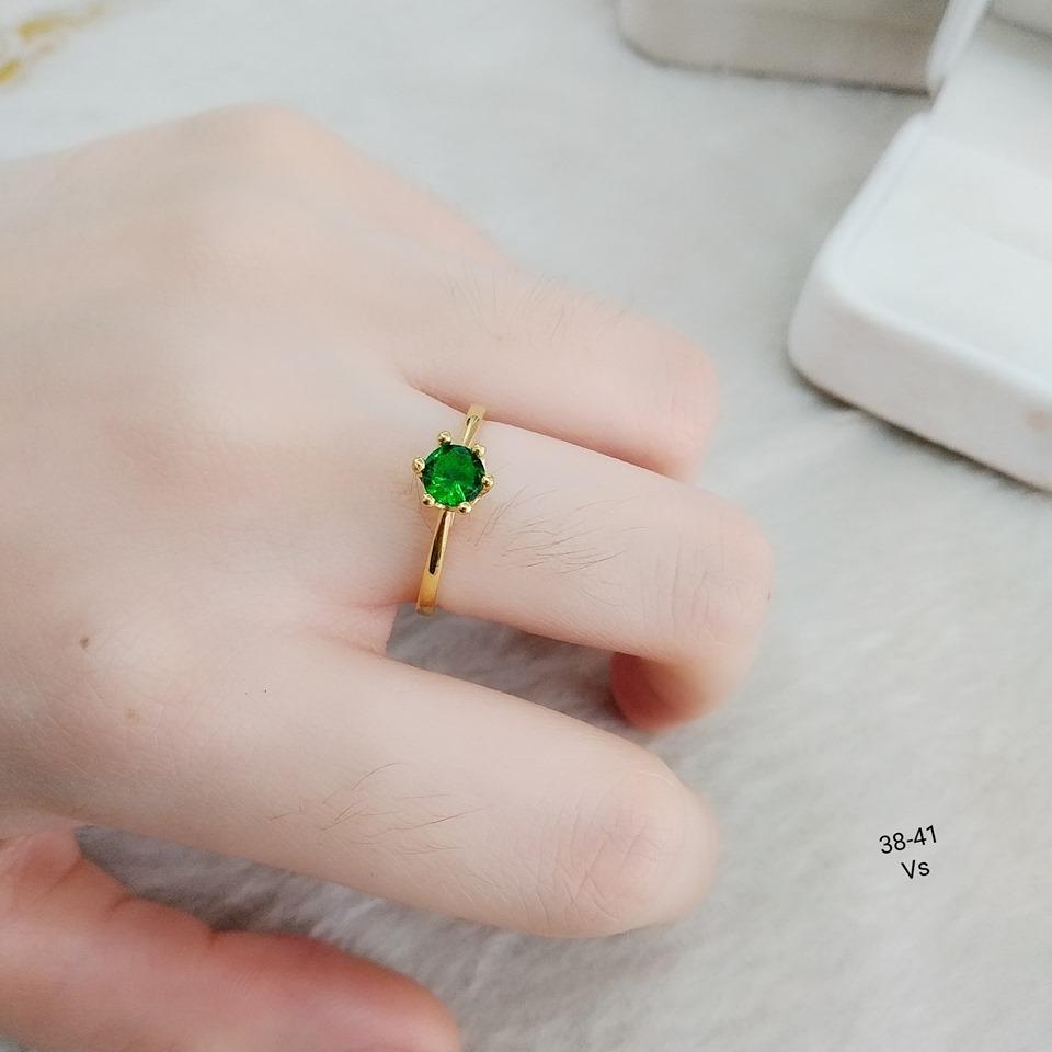 Nhẫn đá nữ vàng 10k NV61