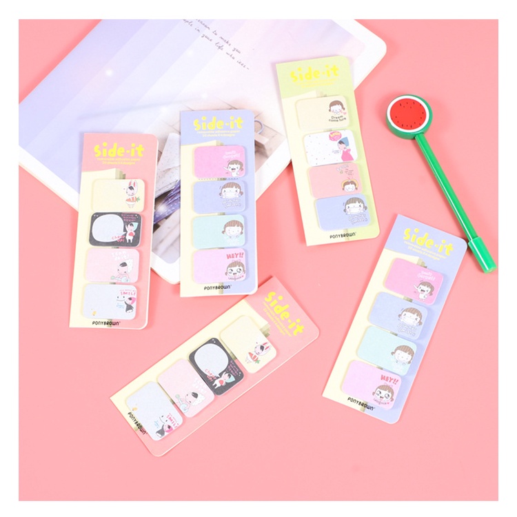 Giấy Nhớ Note 80 tờ Size Mini Ghi chú Cute