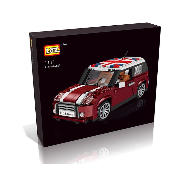Đồ chơi lắp ghép Lego LOZ mô hình mini cooper