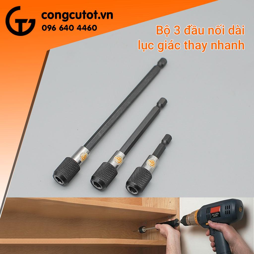 Bộ 3 đầu nối dài lục giác