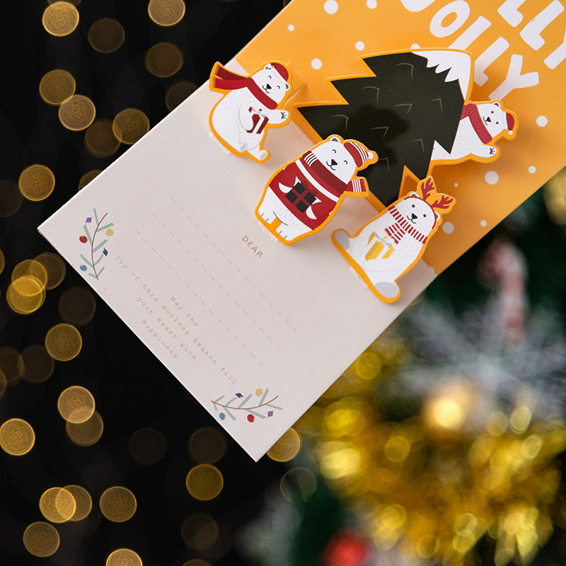 Thiệp giáng sinh 3D Thiệp Noel 3D