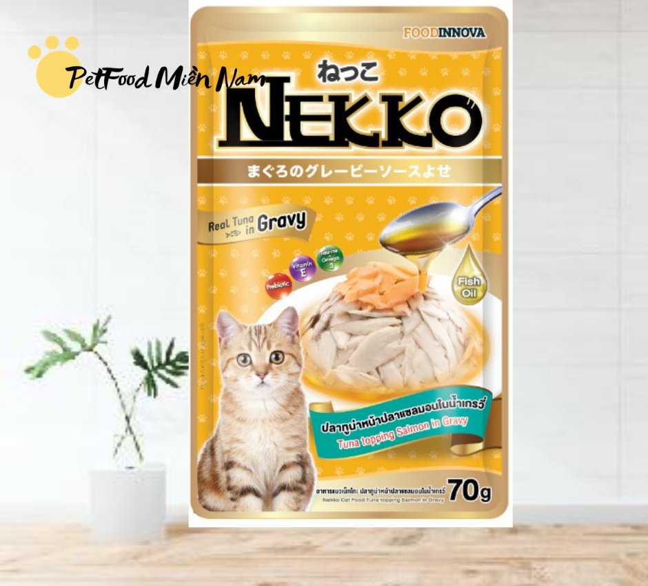 Pate cho mèo Nekko 70g đủ vị