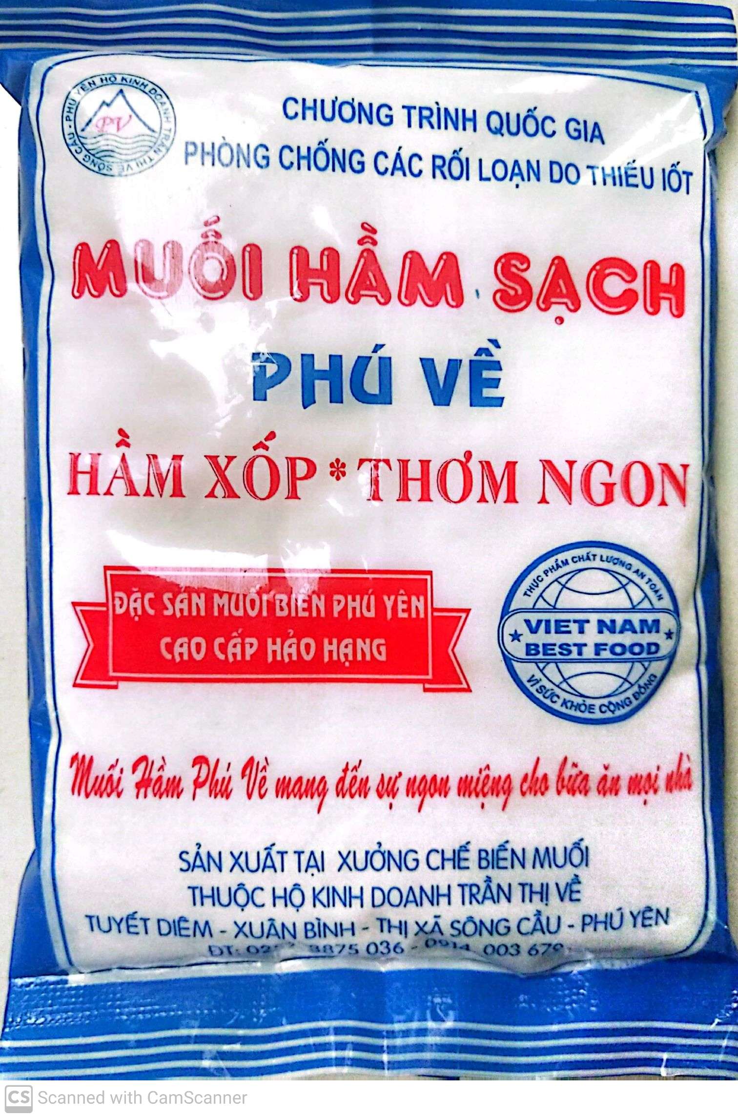 Muối hầm sạch Phú Về [400g] [Đặc sản muối biển Phú Yên cao cấp- Hầm xốp & thơm ngon] GHPY H021