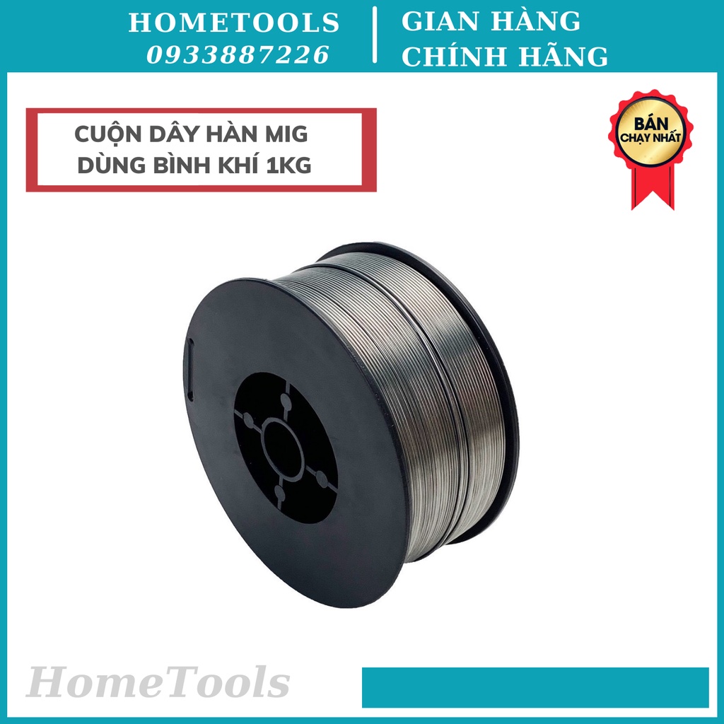 Cuộn dây hàn MIG 1kg dùng bình khí loại 0.8mm
