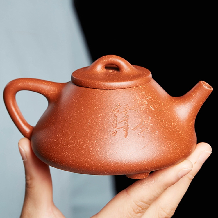 Ấm Tử Sa Nghi Hưng Thạch Biều 150 ml (Giáng Pha Nê)