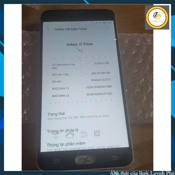 Màn hình samsung j7 prime tặng keo dán