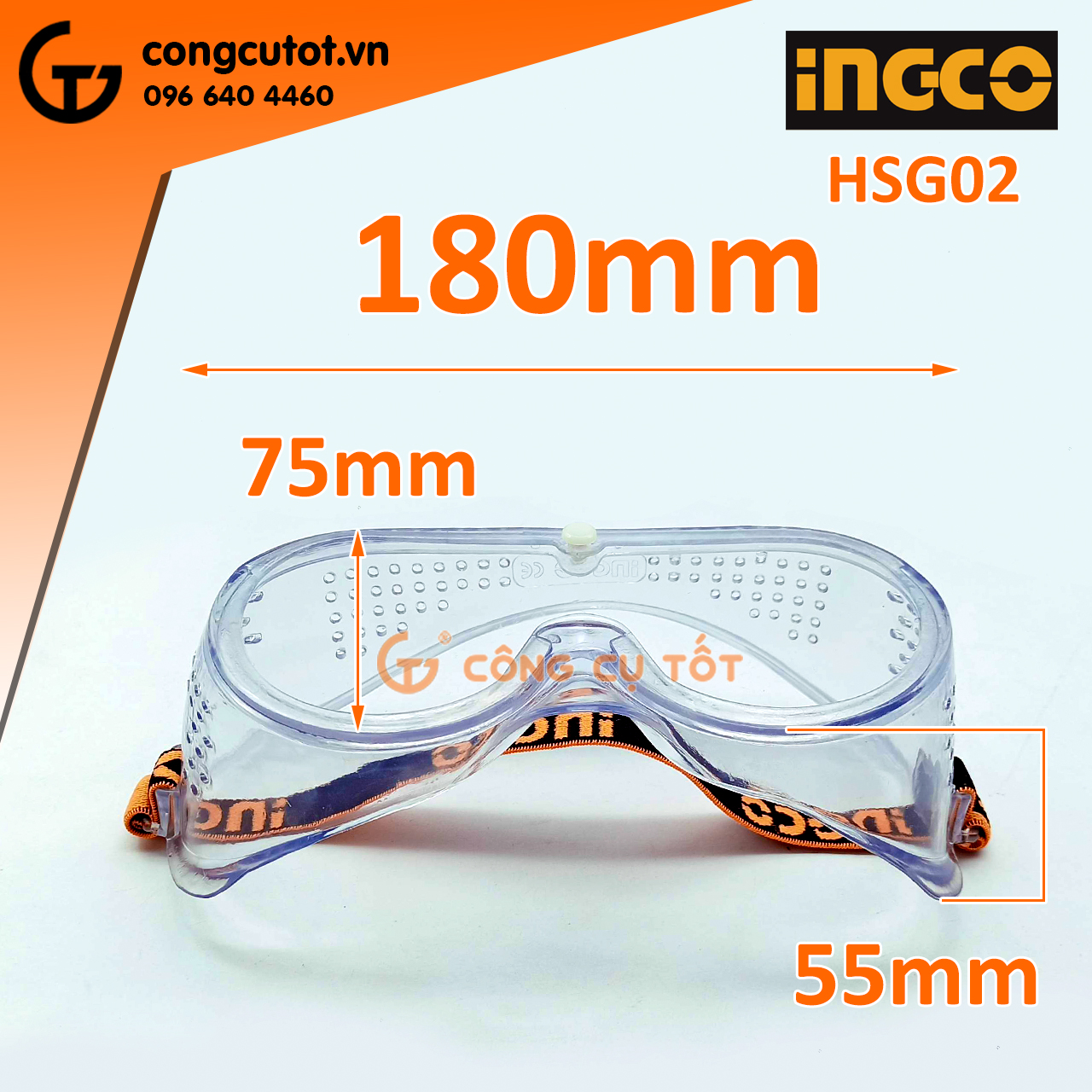 Kính bảo hộ Ingco HSG02
