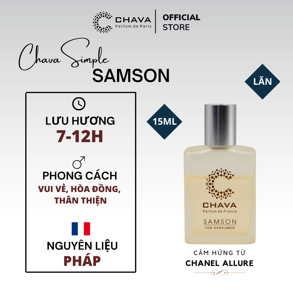 [QUÀ TẶNG GIÁNG SINH] Combo Quà Tặng 2 Chava Simple 15ml