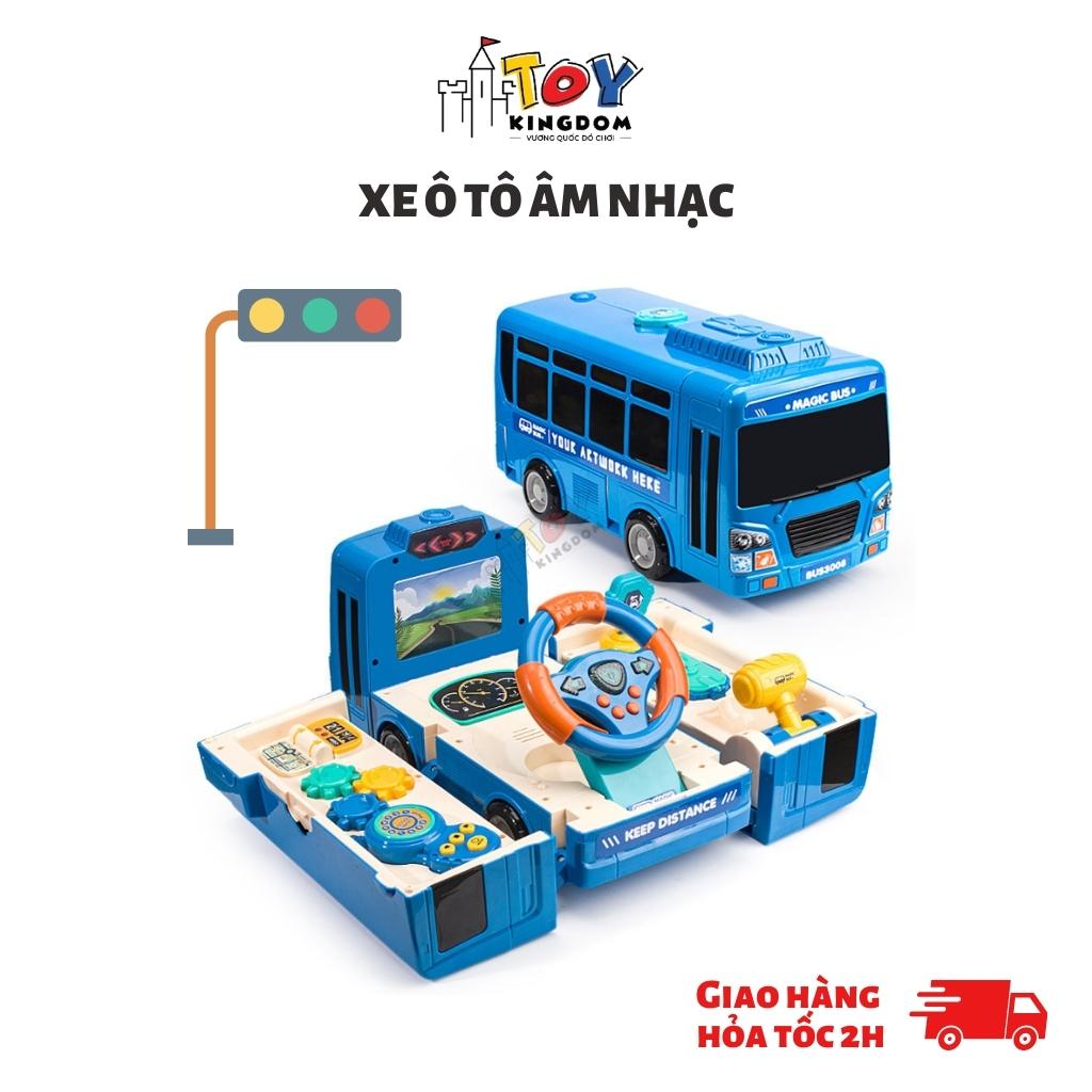 Đồ Chơi Ô Tô Xe Bus Âm Nhạc Cho Bé