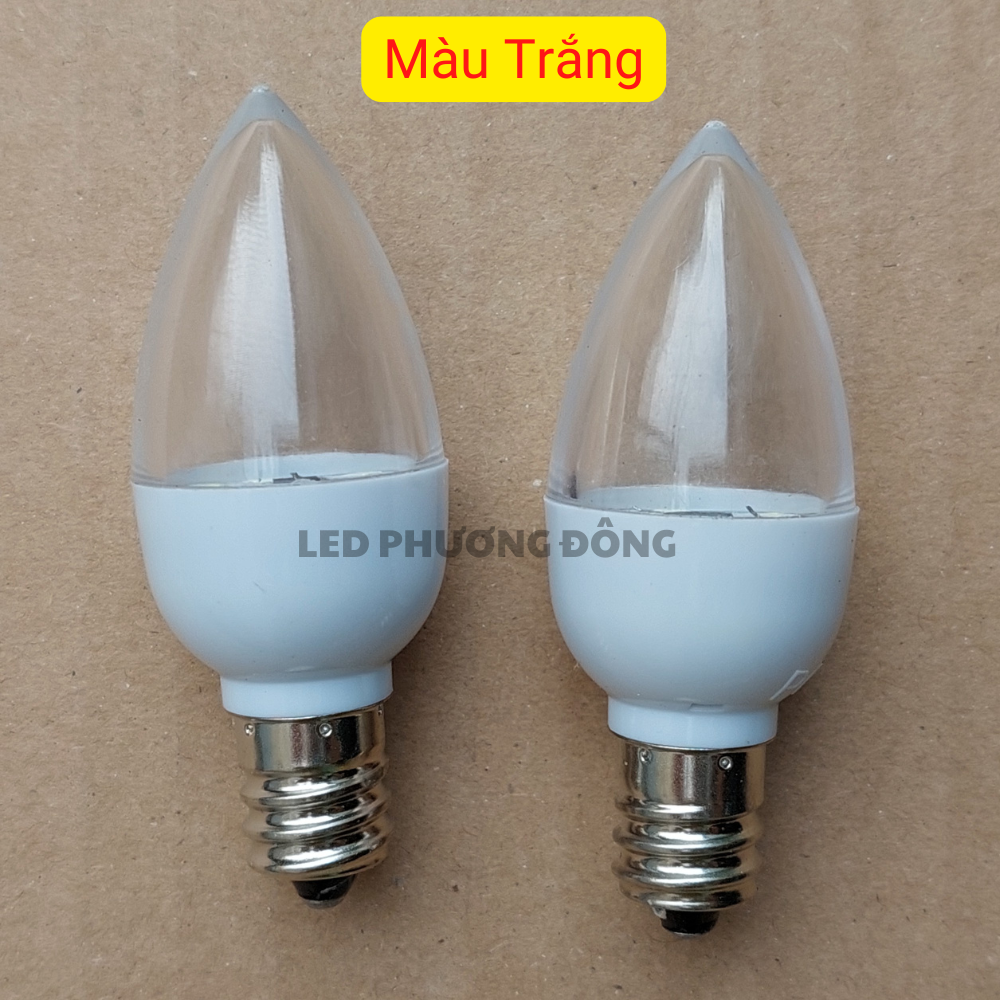 Cặp bóng đèn LED trái Ớt đèn Quả nhót cao cấp đuôi E12