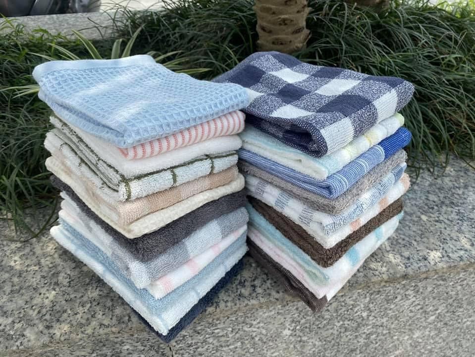 Khăn mặt cotton xuất nhật cao cấp, KT 37x37cm