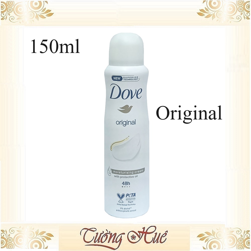 Xịt khử mùi Dove Original 150ml
