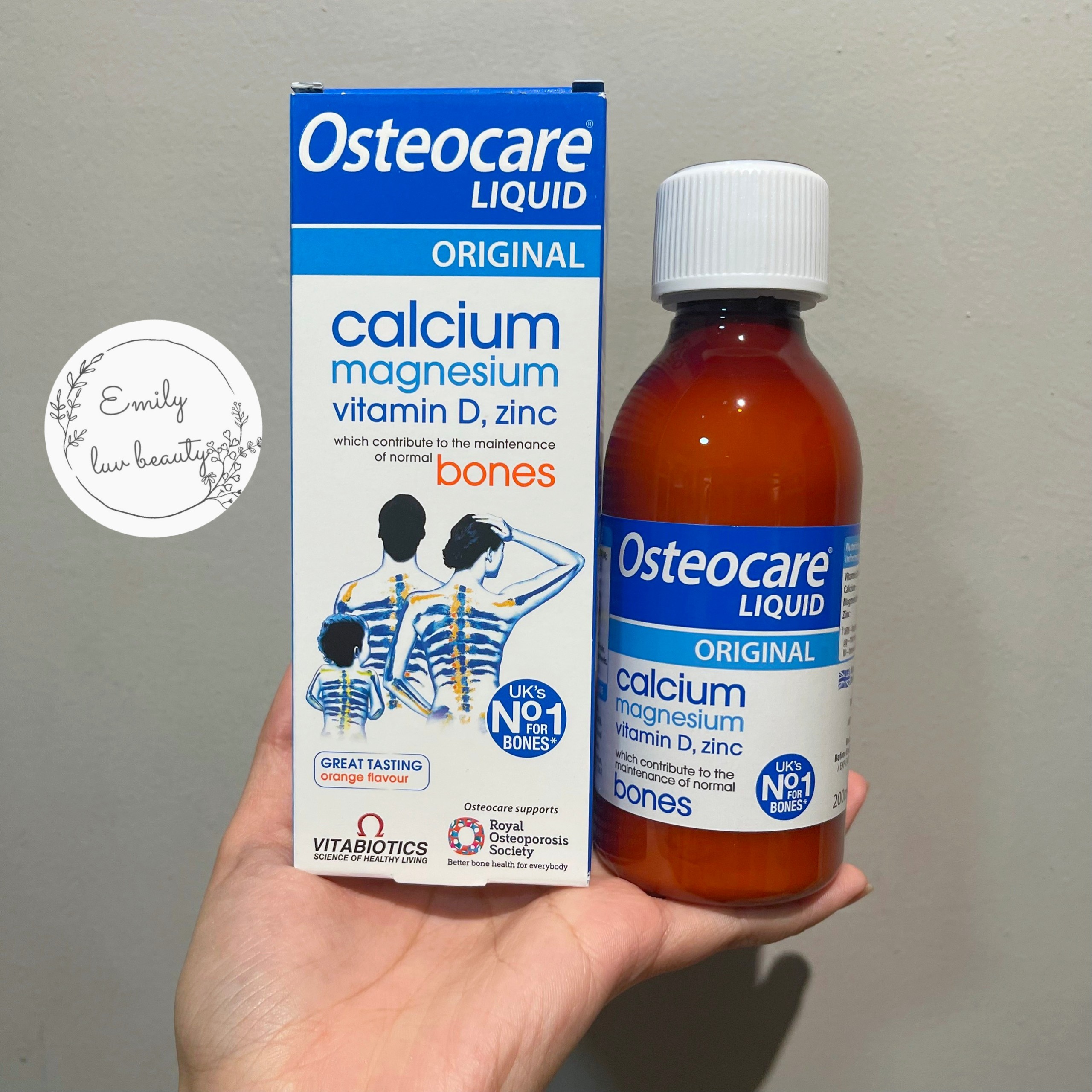 Canxi dạng nước Osteocare UK 200ml