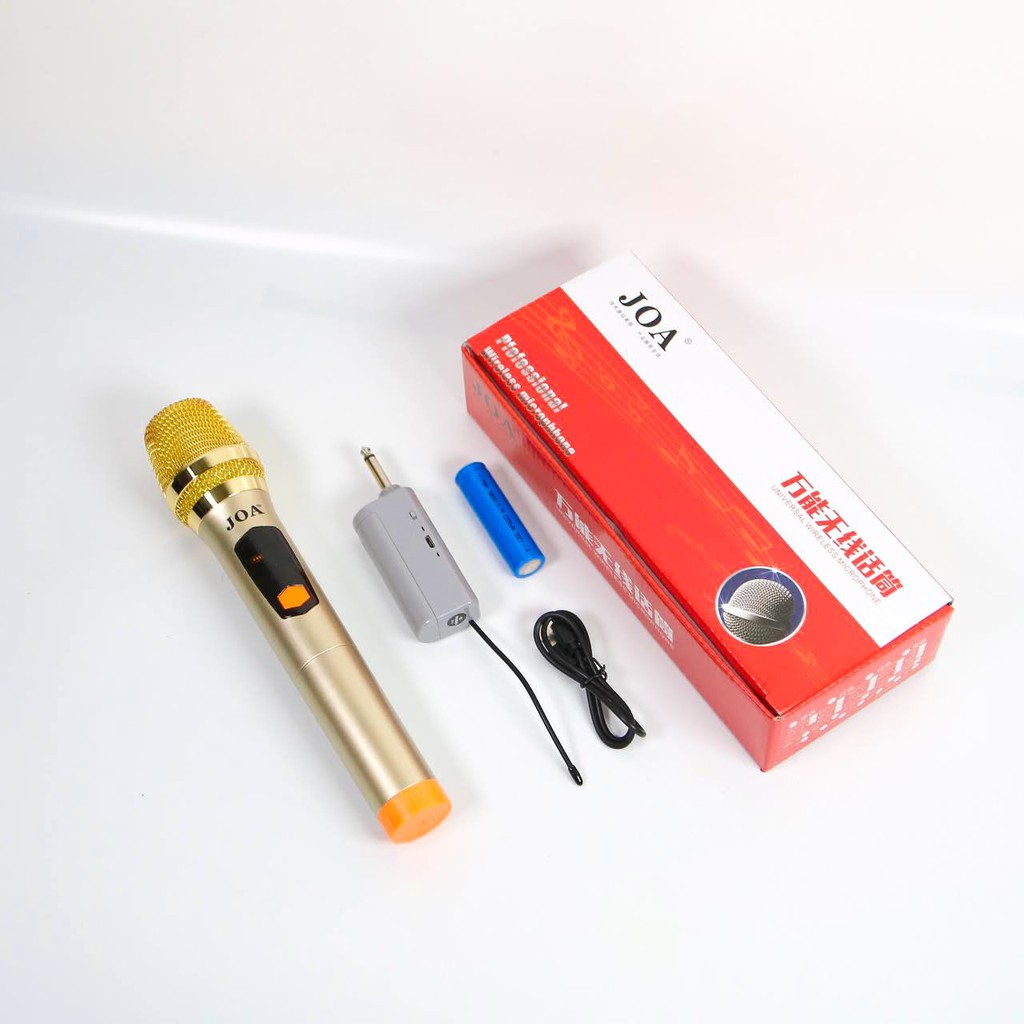 Micro không dây MAX 19 dành cho karaoke gia đình, hát live stream, loa kéo âm thanh trung thực và dễ sử dụng mic hút âm tốt nhẹ không rè chống hú bảo hành 12 tháng