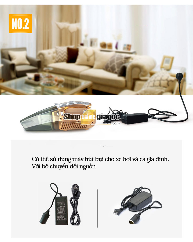 Máy Hút Bụi Và Bơm Lốp 4 Trong 1 BY257