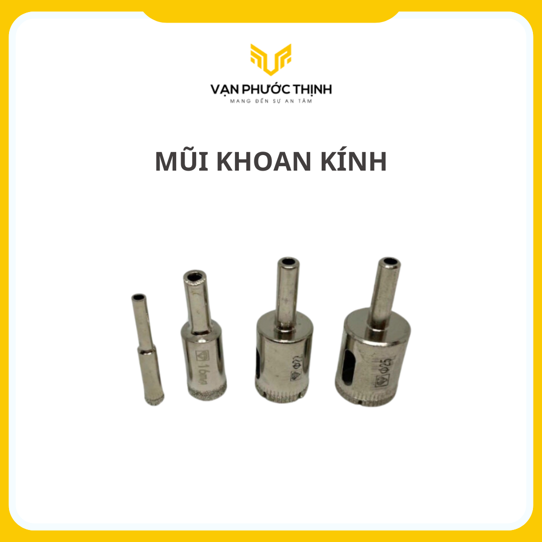 Mũi khoan kính, khoan gạch, đá, bê tông