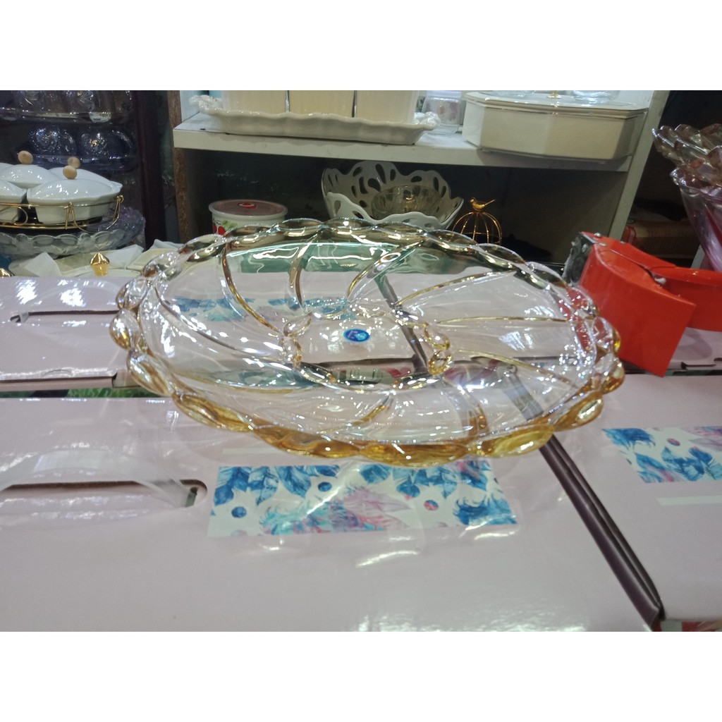 Đĩa Thủy Tinh Đựng Trái Cây Giá Rẻ
