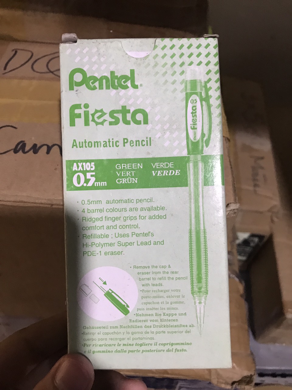 [HCM] Bút chì bấm Pentel fiesta 0.5 AX105 Hộp 12 cây