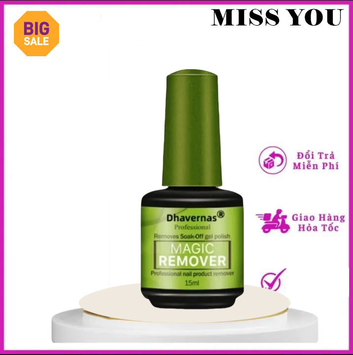 Dung dịch phá gel lạnh 15ml magic remover