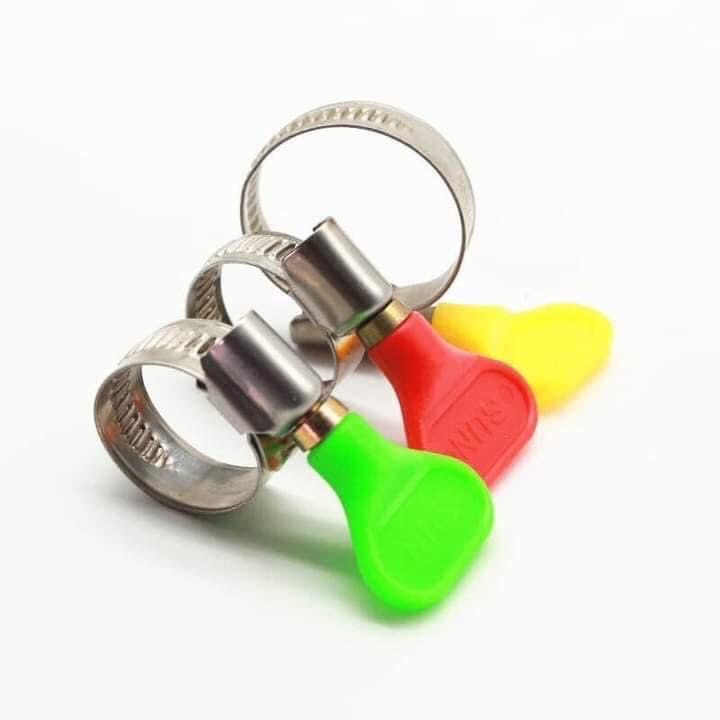 Đai xiết ,cổ dê inox có tay cầm (combo 5 cái)