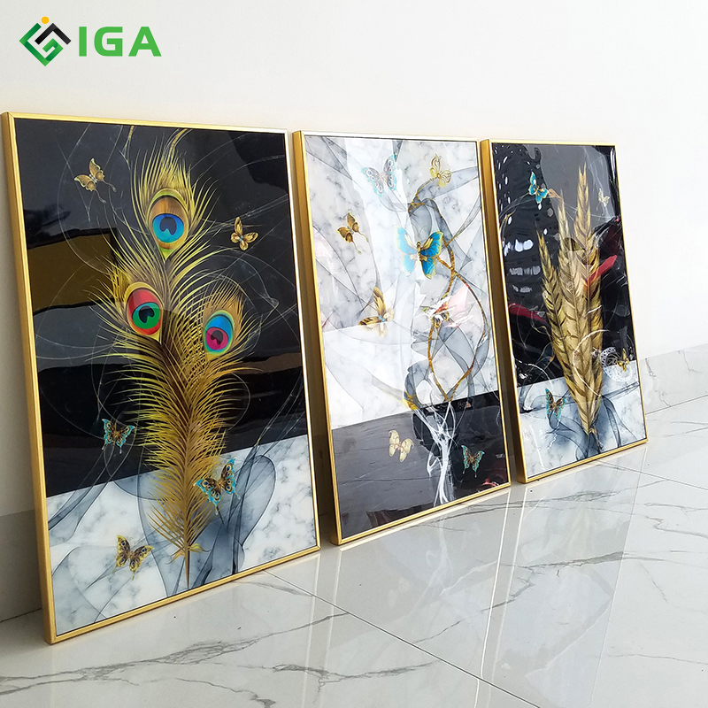Tranh tráng gương IGEA phối cảnh 3D  - GD36