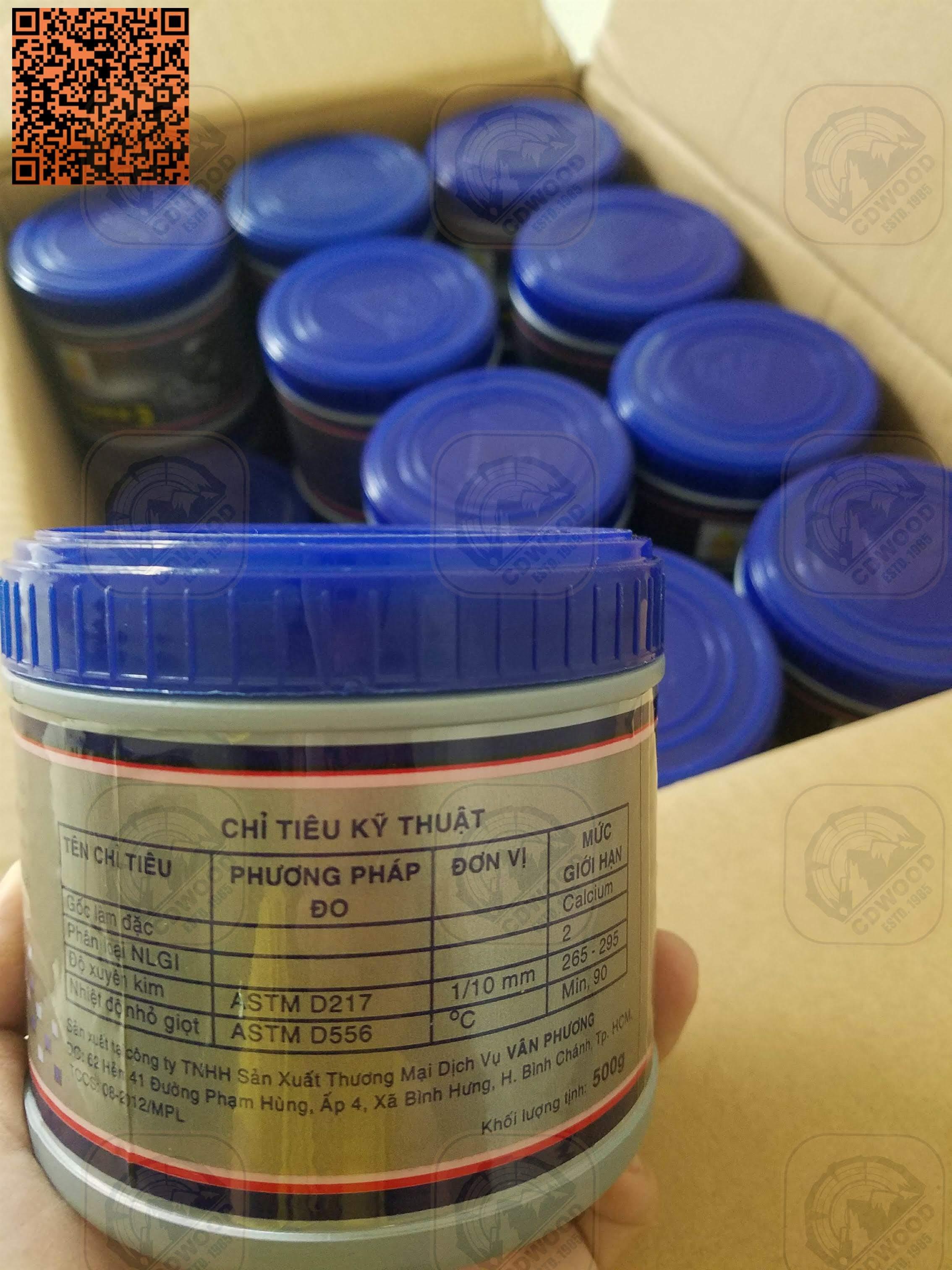 Mỡ bôi trơn kháng nước Calpex lon 500gr
