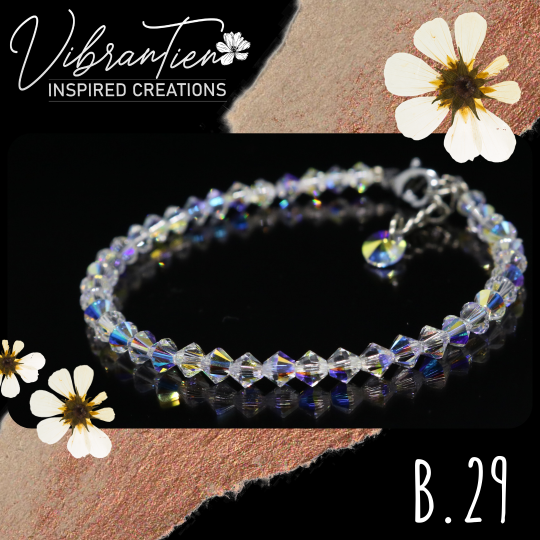 Vòng tay pha lê Swarovski handmade B.29