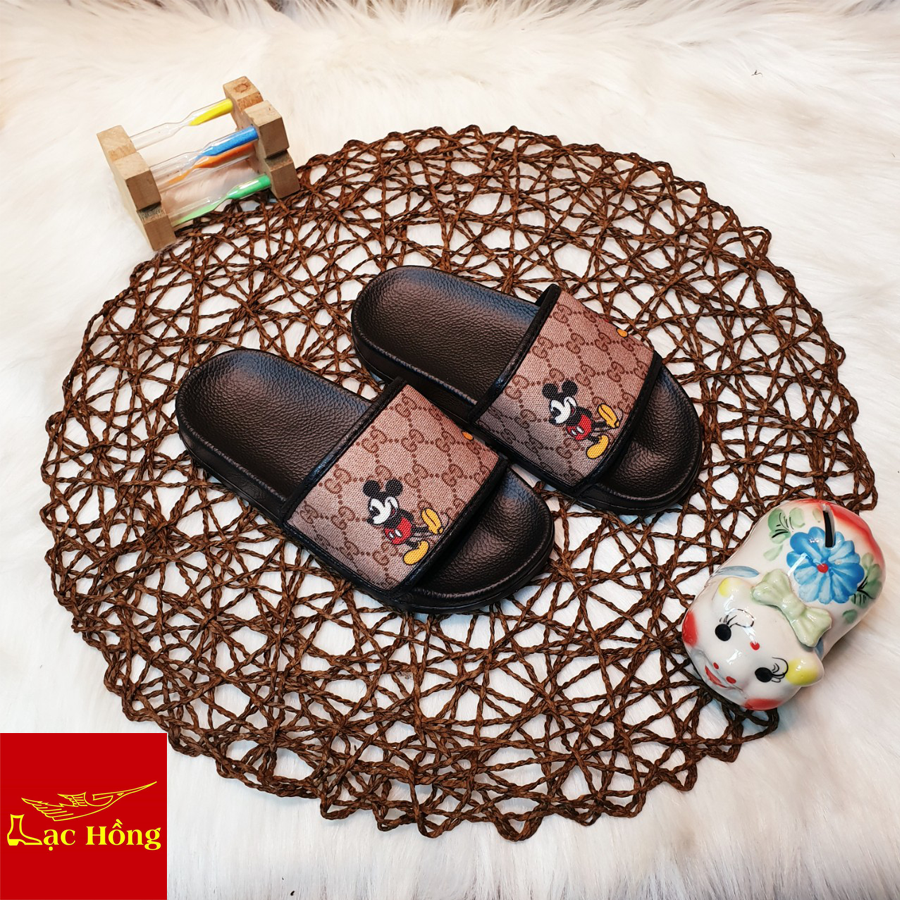 Dép Trẻ Em Mickey Nâu